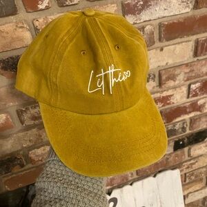 Yellow Baseball Cap with “Let Them”